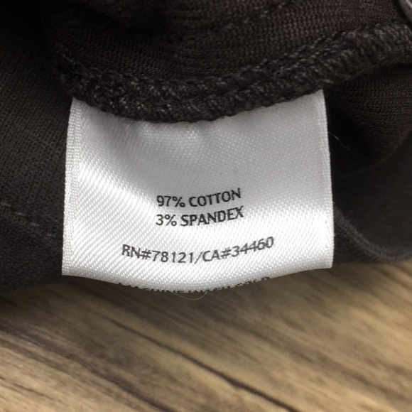 Eileen Fisher Straight Leg Pants Womens Small Gray Cotton - Picture 9 of 9